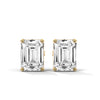 2.00 CT Emerald Cut CVD Lab-Grown Diamond Stud Earrings