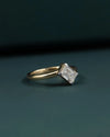 1.10 CT Emerald Cut CVD Lab-Grown Diamond Solitaire Ring