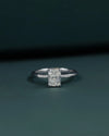 1.09 CT Radiant Emerald Cut Diamond Solitaire Ring