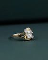 1.13 CTW Oval Cut Lab-Grown Diamond Bypass Engagement Ring