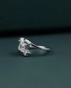 1.16 CTW Emerald Cut Lab-Grown Diamond Bypass Ring