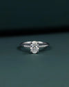 1.07 CTW Oval Cut CVD Lab-Grown Diamond Solitaire Ring