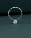1.07 CTW Oval Cut CVD Lab-Grown Diamond Solitaire Ring