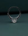 2.57 CTW Round Cut Diamond Split Shank Engagement Ring