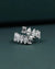 2.25 CTW Emerald & Pear Cut Diamond Open Ring