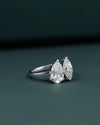2.58 CTW Toi et Moi Pear & Marquise Cut Lab-Grown Diamond Ring