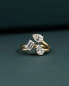 2.54 CTW Multi-Shape Open Wrap CVD Lab-Grown Diamond Ring
