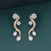 5.31 CT Round Lab-Grown Diamond Mangalsutra Necklace & Earring Set