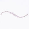 2.52 CT Pear & Round Lab-Grown Diamond Heart Bracelet