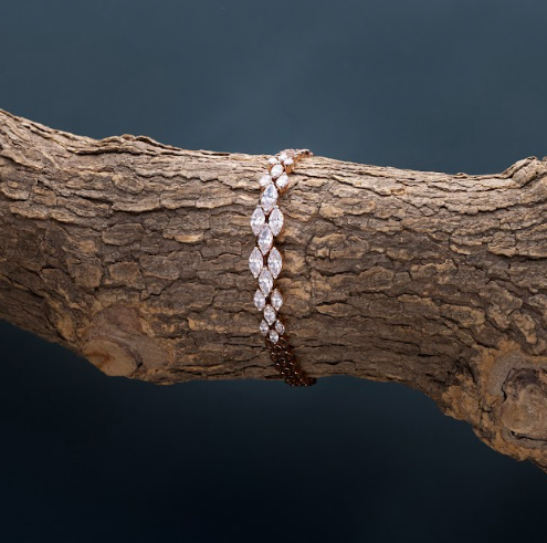 3.60 CT Marquise Lab-Grown Diamond Bracelet