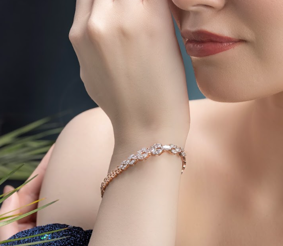 3.60 CT Marquise Lab-Grown Diamond Bracelet