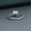 1.14 CT Total Heart Lab-Grown Diamond Engagement Ring with Pavé Band