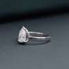 1.00 CT Pear Cut Lab-Grown Diamond Solitaire Ring