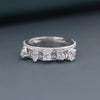 1.60 CT Multi-Shape Lab-Grown Diamond Band Ring with Oval, Princess, Marquise & Pear Diamonds