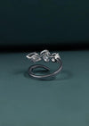 2.09 CTW Mixed-Cut Three Stone Lab-Grown Diamond Ring in Gold