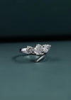 2.09 CTW Mixed-Cut Three Stone Lab-Grown Diamond Ring in Gold