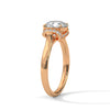 2.11 CT Total Round Lab-Grown Diamond Hidden Halo Solitaire Ring