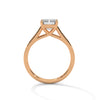 2.00 CT Emerald Cut Lab-Grown Diamond Solitaire Ring