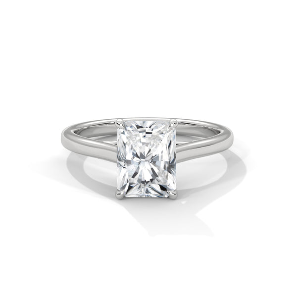 2.00 CT Emerald Cut Lab-Grown Diamond Solitaire Ring