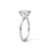 2.00 CT Emerald Cut Lab-Grown Diamond Solitaire Ring