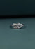 2.66 CTW Pear & Emerald Cut Lab-Grown Diamond Two-Stone Ring in Gold