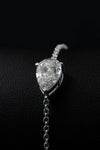 2.01 CT Pear Cut Lab-Grown Diamond Solitaire Pendant Necklace