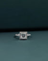 3.08 CTW Princess Cut Halo Lab-Grown Diamond Engagement Ring