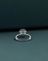 3.51 CTW Round Cut Halo CVD Lab-Grown Diamond Engagement Ring