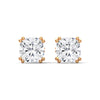 2.50 CT Cushion Cut CVD Lab-Grown Diamond Stud Earrings