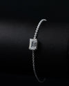 2.00 CT Emerald Cut CVD Lab-Grown Diamond Solitaire Bracelet