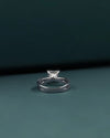 2.40 CT Princess Cut CVD Lab-Grown Diamond Twist Solitaire Ring