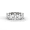 14.00 CT Emerald Cut Lab-Grown Diamond Eternity Band Ring