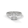 2.10 CT Asscher Cut Lab-Grown Diamond Solitaire Ring
