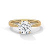 2.00 CT Round Cut Lab-Grown Diamond Solitaire Engagement Ring
