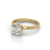 2.10 CT Asscher Cut Lab-Grown Diamond Solitaire Ring