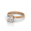 2.10 CT Asscher Cut Lab-Grown Diamond Solitaire Ring