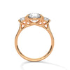 2.50 CT Total Round Lab-Grown Diamond Three Stone Ring