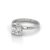 2.10 CT Asscher Cut Lab-Grown Diamond Solitaire Ring