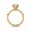 2.10 CT Asscher Cut Lab-Grown Diamond Solitaire Ring