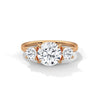 2.50 CT Total Round Lab-Grown Diamond Three Stone Ring