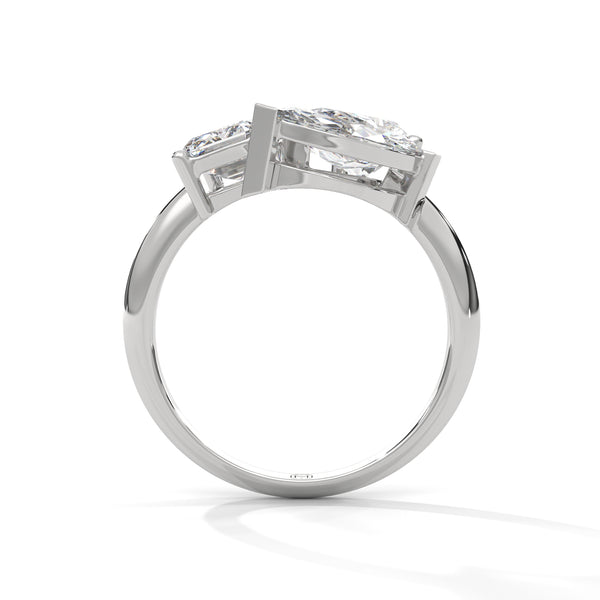 3.50 CT Multi-Shape Lab-Grown Diamond Statement Ring