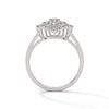 1.07 CT Round Lab-Grown Diamond Cluster Statement Ring