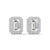 1.79 CT Emerald Cut Halo CVD Lab-Grown Diamond Stud Earrings