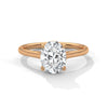 2.00 CT Oval Cut Lab-Grown Diamond Solitaire Engagement Ring