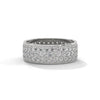 2.02 CT Round Lab-Grown Diamond Pave Eternity Band Ring