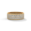 2.02 CT Round Lab-Grown Diamond Pave Eternity Band Ring