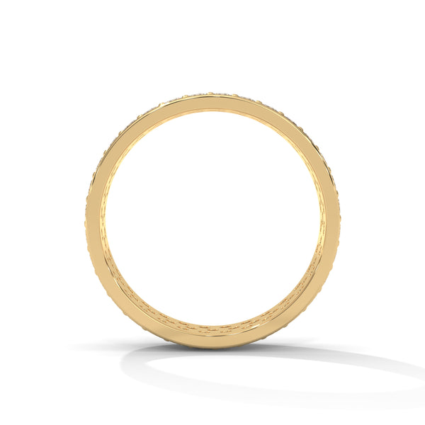 2.02 CT Round Lab-Grown Diamond Pave Eternity Band Ring