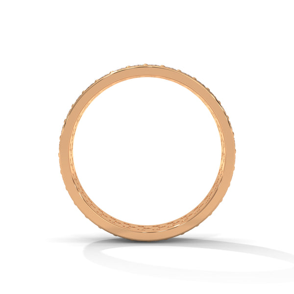 2.02 CT Round Lab-Grown Diamond Pave Eternity Band Ring