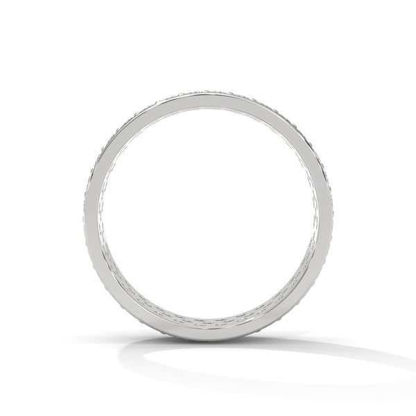 2.02 CT Round Lab-Grown Diamond Pave Eternity Band Ring