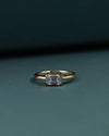 1.01 CT Emerald Cut Bezel-Set Lab-Grown Diamond Solitaire Ring
